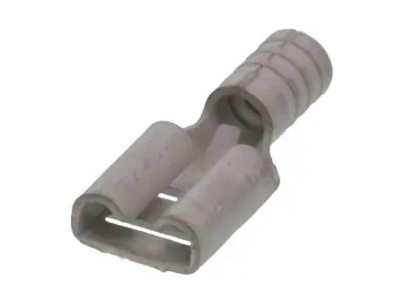 Produktfoto 1 von Molex 19016 Schnellkupplungs-Crimpanschluss, Schwarz, Nicht isoliert, 6.35 x 0.81 mm, Buchse, 14 AWG min, 16 AWG