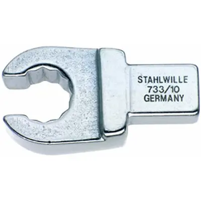 Produktfoto 1 von STAHLWILLE, 9 x 12 mm Vierkant Ringschlüsseleinsatz, Vernickelt, 11 mm