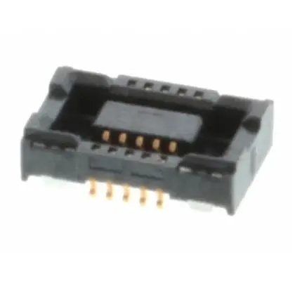 Produktfoto 1 von Molex 51338 Stiftsockel Vertikal, 10-polig / 2-reihig, Raster 0.4 mm Raster Oberfläche, Platine-Platine, Ummantelt