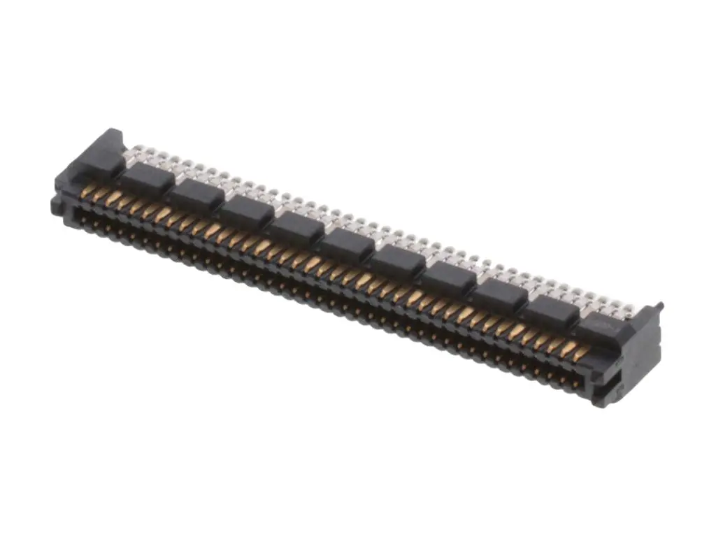 Produktfoto 1 von Molex 46556 Anschluss Vertikal, 160-polig / 4-reihig, Raster 1.27 mm SMD, Platine-Platine, Ummantelt