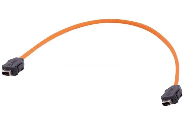 Produktfoto 1 von HARTING IX Industrial Cat6a Kabel assembliert, 10 m, Orange, A IX Industrie Stecker, B Ix Industriell Stecker