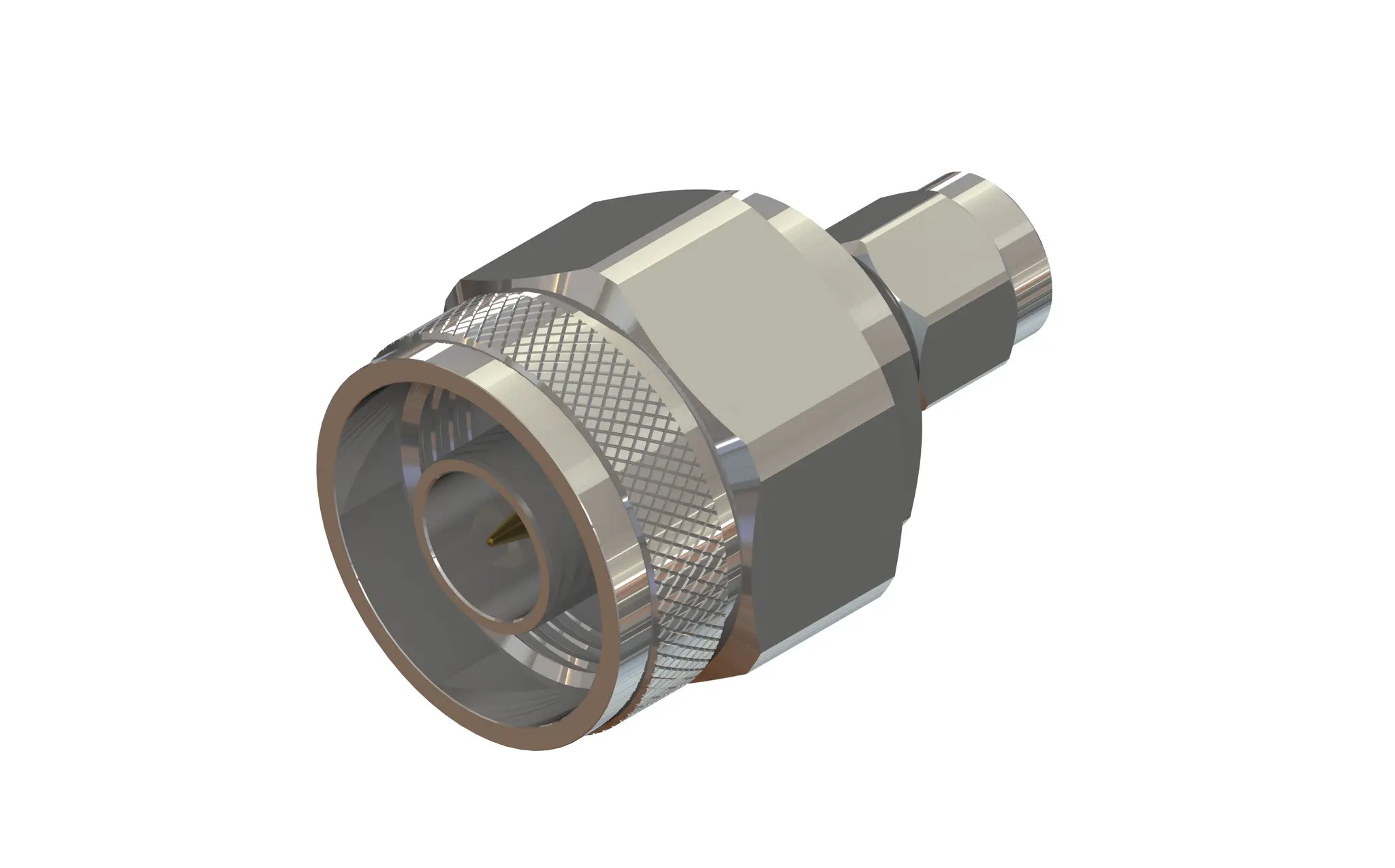 Produktfoto 1 von Koaxadapter, 50 Ω, Gerade, 12 GHz Stecker Stecker