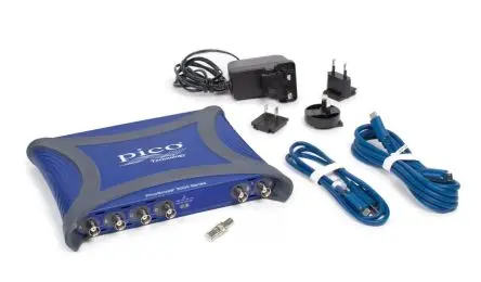 Produktfoto 1 von Pico Technology Oszilloskop, Differenzial-Oszilloskop-Kit TA534 USB-A-zu-USB-C-Kabel 30 mm, für Fühler 173mm PicoScope