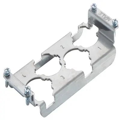 Produktfoto 1 von HARTING Han HPR Rahmen, Stecker, M3, 111 x 44 mm