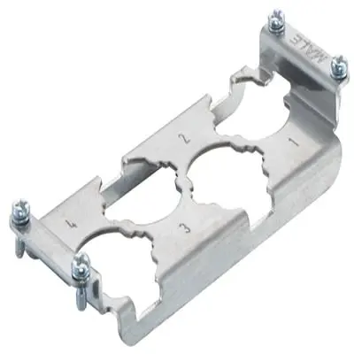 Produktfoto 1 von HARTING Han HPR Rahmen, Stecker, M3, 111 x 44 mm