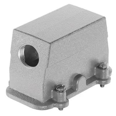 Produktfoto 1 von HARTING Han HP Haube Schraubbefestigung, Kabel 16B Haube, IP66, IP68, IP69, IPx9K