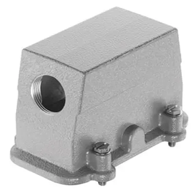 Produktfoto 1 von HARTING Han HP Haube Schraubbefestigung, Kabel 16B Haube, IP66, IP68, IP69, IPx9K