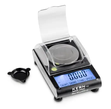 Produktfoto 1 von Kern TGD 50-3C Taschenformat Waage Zählfunktion 50g / Auflösung 50