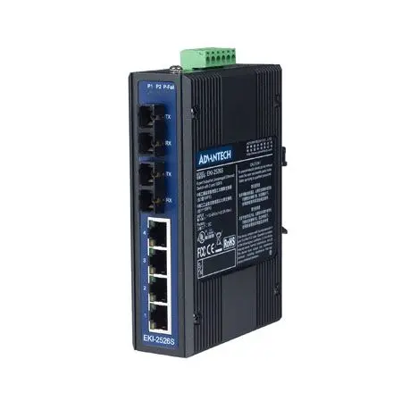 Produktfoto 1 von Advantech Ethernet-Switch 6-Port Unmanaged 100Mbit/s
