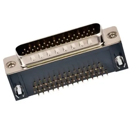 Produktfoto 1 von Molex 173113 D-Sub-Standardstecker gewinkelt, 44-polig, Rückwand Stecker