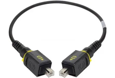Produktfoto 1 von HARTING Stecker Push Pull USB Kabel, USB 2.0 Stecker / USB 2.0, 3 m USB 2.0 Schwarz