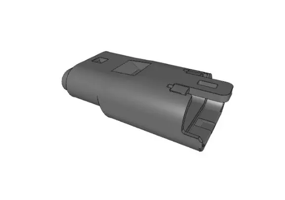 Produktfoto 1 von Molex 52266 Serie Steckverbindergehäuse Polyester, Stecker, Gerade, 4-polig, Steckverbindergehäuse