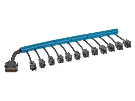 Produktfoto 1 von Molex 203387 Kabel assembliert Festwert Stecker, 12-fach