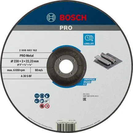 Produktfoto 1 von Bosch Pro Metal Aluminiumbeschichtet Ø 230 mm 1