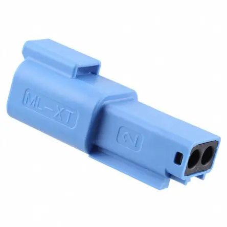 Produktfoto 1 von Molex 93444 Crimpgehäuse, Kabel, Buchsengehäuse, Crimpbefestigung, Buchse, 2-polig, Blau / 1-reihig