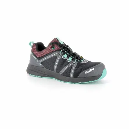 Produktfoto 1 von S.24 6172 Unisex Sicherheitsschuhe Schwarz Aktivkohle, Fiberglas, Größe 36 / UK 2