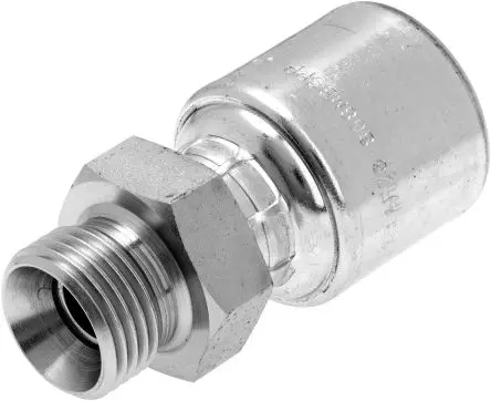 Produktfoto 1 von GatesSchlauchanschluss aus Stahl BSP, 60 °, 1 Zoll