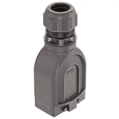 Produktfoto 1 von HARTING Han Eco Modular Haube Doppelter Hebel 2, Kabel 10B Haube, IP65
