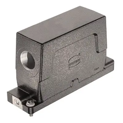 Produktfoto 1 von HARTING Han HPR Enlarged Haube Schraubbefestigung, Kabel 24B Haube für seitliche Kabeleinführung, IP66, IP68, IP69,
