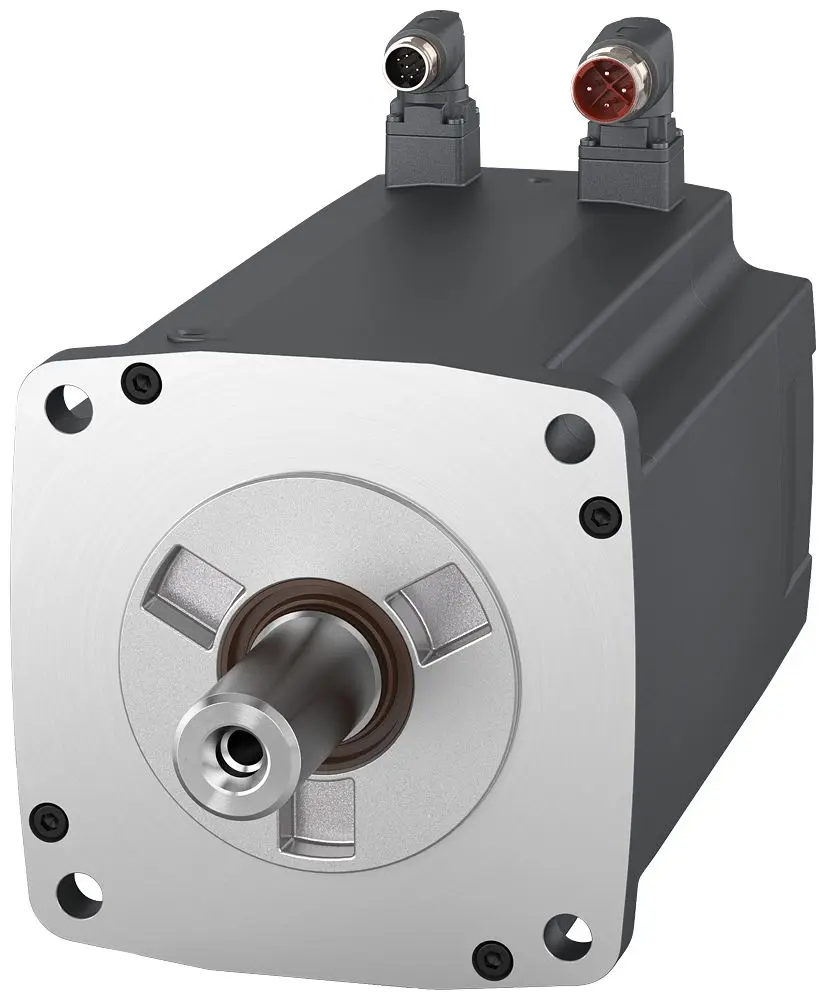 Siemens 1FL Servomotor, 70 nm, 480 V, 2000 rpm, 5 kW, 23.9 nm, 35 mm, B. 114.3 mm, T. 180 mm, L. 307 mm, L. 80 mm