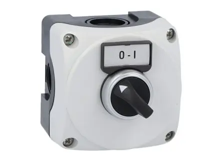 Produktfoto 1 von Lovato LPZP1B8300 Steuerstation-Schalter Nein Grau Polycarbonat, IP66, IP67, IP69K Polycarbonat Grau O/I