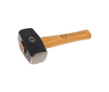 Produktfoto 1 von CK Hammer, Fäustel aus Kohlenstoffstahl 1500 g Holz-Stiel 280mm