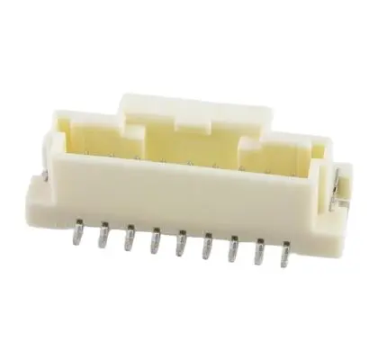 Produktfoto 1 von Molex 560020 Stiftsockel Vertikal, 9-polig / 1-reihig, Raster 2 mm Raster Oberfläche, Kabel-Platine, Ummantelt
