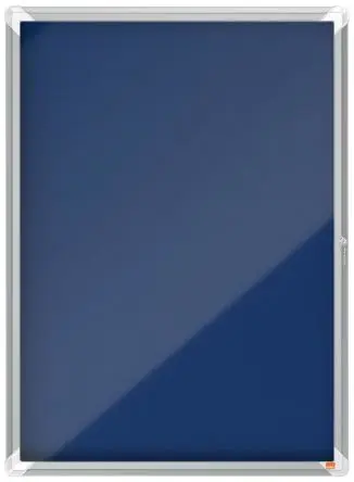 Produktfoto 1 von Nobo Notiztafel Blau Filz Aluminium B. 708mm H. 969 mm