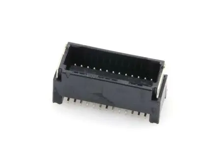 Produktfoto 1 von Molex 505433 Stiftsockel Vertikal, 26-polig / 2-reihig, Raster 1.25 mm Raster Oberfläche, Kabel-Platine, Ummantelt