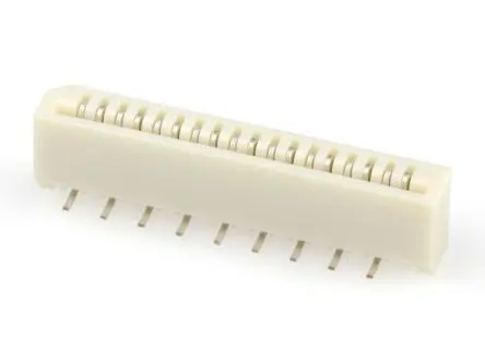 Produktfoto 1 von Molex 52808, Oberfläche Vertikal FPC-Steckverbinder, 18-polig, Raster 1 mm, SMD