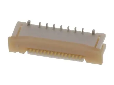 Produktfoto 1 von Molex Slider ZIF, Oberfläche Vertikal FPC-Steckverbinder, 15-polig Stecker / 1-reihig, Raster 0.5 mm, SMD
