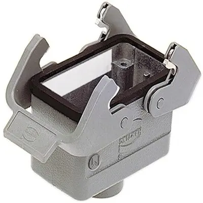 Produktfoto 1 von HARTING Han Hv E Gehäuse Doppelter Hebel 2, Kabel 10B Kupplungsgehäuse, IP65