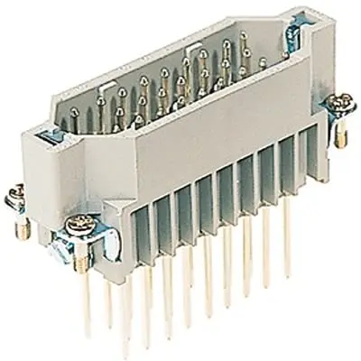 Produktfoto 1 von HARTING Han D Stifteinsatz Stecker, 25-polig 10A, Panel, Stifteinsatz