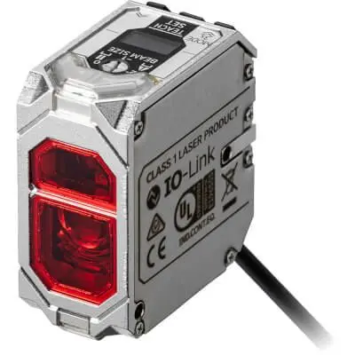 Omron E3AS-HF M12 Optischer Sensor, Rechteckig NPN / 200mA, IP67, IP67G, IP69K 30 V dc
