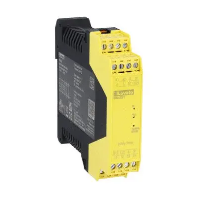 Produktfoto 1 von Lovato SRA Relais 24V, PnP Sicherheitskontakte UL cULus SIL IEC 61508