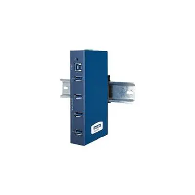 Produktfoto 1 von Advantech, USB 3.2 Gen 1 Industrieller USB-Hub, 4 USB Ports, USB 2.0, Stromversorgung T: 68.5 mm H: 25 mm B: 138.8mm