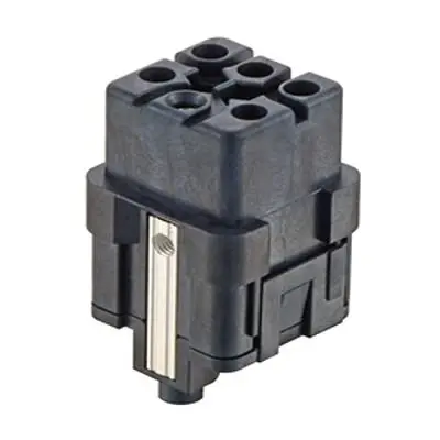 Produktfoto 1 von HARTING Han Q High Temp Buchseneinsatz Buchse, 5-polig 16A, Panel, Buchseneinsatz