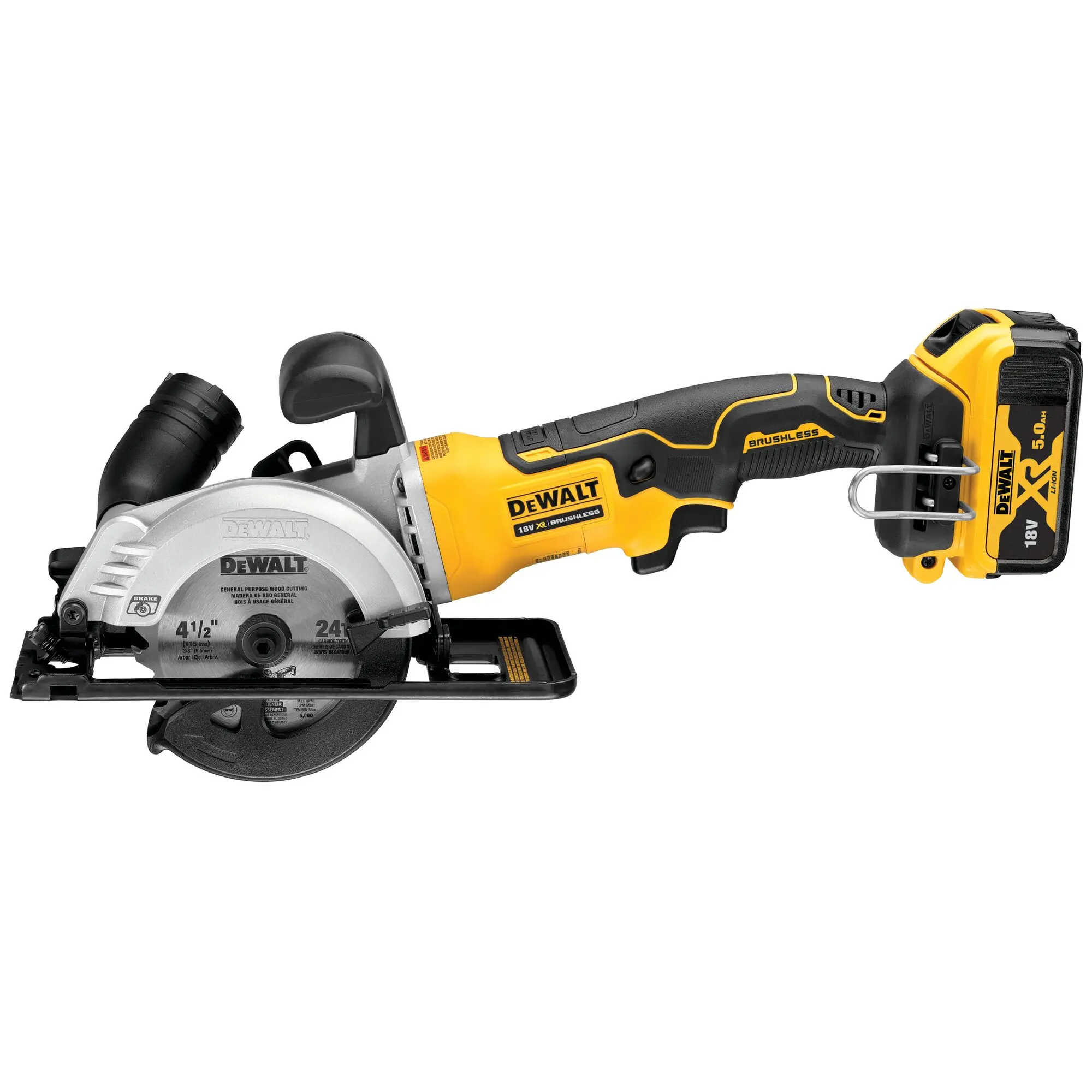 Produktfoto 1 von DeWALT Bürstenlos, Ø 115 mm 18V