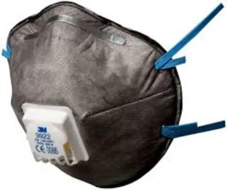 Produktfoto 1 von 3M 9000 Staubschutzmaske mit Ventil FFP2 EN 149:2001 + A1:2009, CE Eingegossen 100 pro Paket Stück