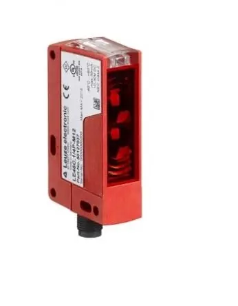 Produktfoto 1 von Leuze 46C Rechteckig Optischer Sensor, Polarisierter retroreflektierender, Transistor PNP Ausgang, M12