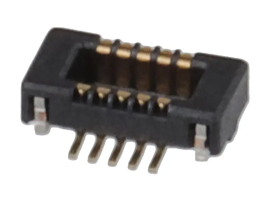 Produktfoto 1 von Molex 55909 Leiterplattenleiste Vertikal, 10-polig / 2-reihig, Raster 0.4 mm Raster SMD, Platine-Platine, Unisoliert