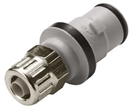 Produktfoto 1 von Colder Products Pneumatische Schnellkupplung Schlauchverbinder, Glasfaserverstärktes Polypropylen 1/4 in, Anschluss,