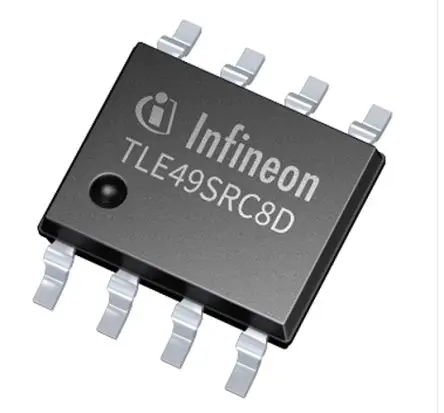 Produktfoto 1 von Infineon Positionssensor 1-Achsen Oberfläche -21 V 26V SPC Hall Hall-Sensor Band und Rolle 8-Pin