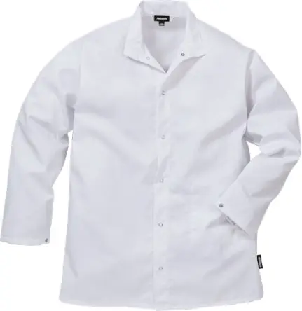 Fristads Wiederverwendbar Unisex Laborkittel, 35 % Baumwolle, 65 % Polyester Weiß, Größe S