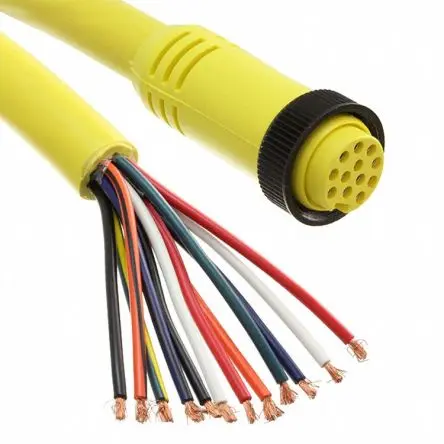 Produktfoto 1 von Molex 130008, 12-polig Kabel assembliert, Mini-Change Buchse / Anschlusslitze, Länge 6.1 m