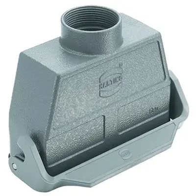 Produktfoto 1 von HARTING Han B Gehäuse Einhebel 1, Kabel 24B Kupplungsgehäuse, IP65