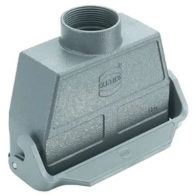 Produktfoto 1 von HARTING Han B Gehäuse Einhebel 1, Kabel 24B Kupplungsgehäuse, IP65