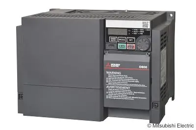 Produktfoto 1 von Mitsubishi Electric FR-D800 3-Phasen Frequenzumrichter 5.5 kW 240V 12 A 590Hz
