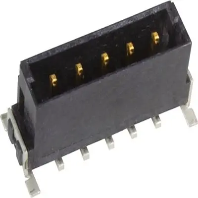 Produktfoto 1 von HARTING Har Flex Stiftleiste Gerade, 5-polig / 1-reihig, Raster 2.54 mm Raster Oberfläche, Motherboard-zu-Tochterkarte,