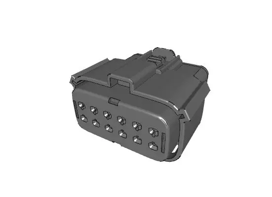 Molex 19418 Serie Steckverbindergehäuse, Buchse, Gerade, 16 to 14 AWG, 12-polig, Steckverbindergehäuse
